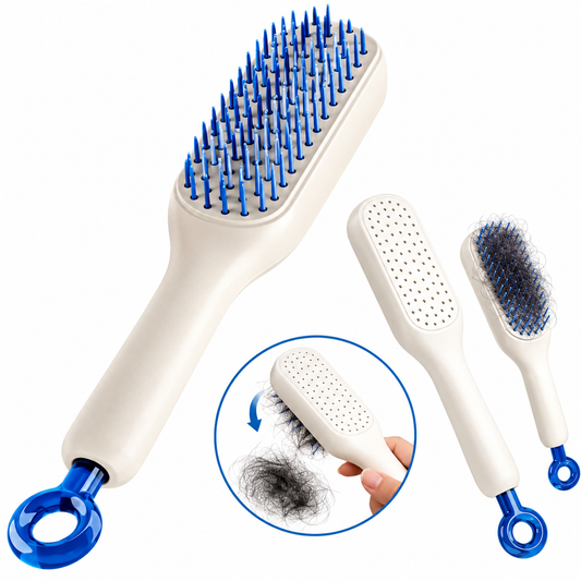 Self-Cleaning Hair Brush – Easy Hair Detangling & Hair Removal Brush